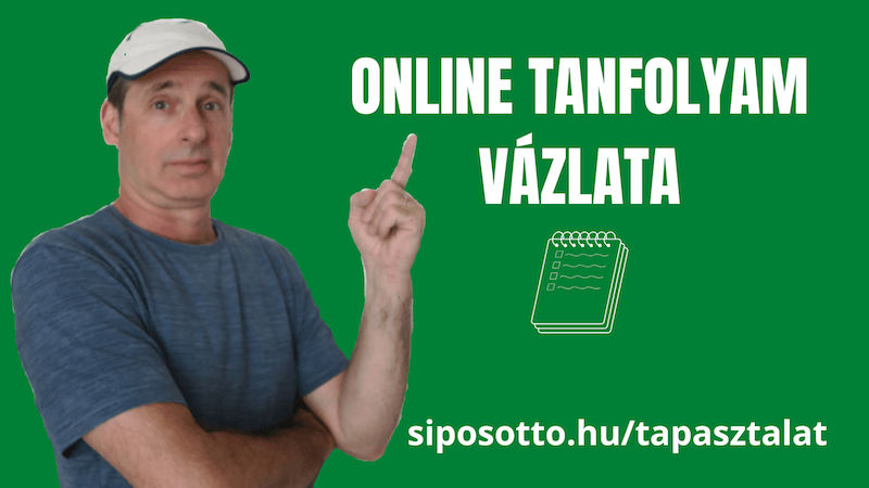 online tanfolyam tartalma