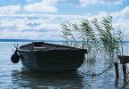 Balaton csónak nádas, minden adott egy nyugalmas horgászáshoz