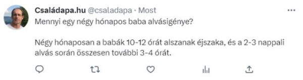 Mennyi egy 4 hónapos baba alvásigénye?