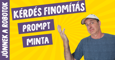 chatgpt kérdés finomítás prompt minta